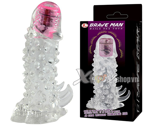 bao cao su đôn dên rung đầu brave man