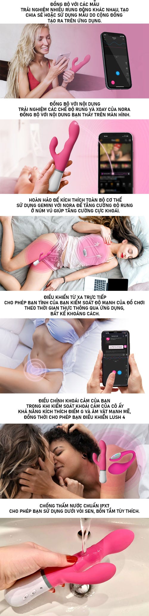 tinh nang cua nora lovense