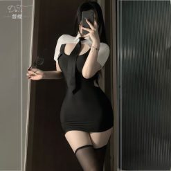 set cosplay thu ky sexy