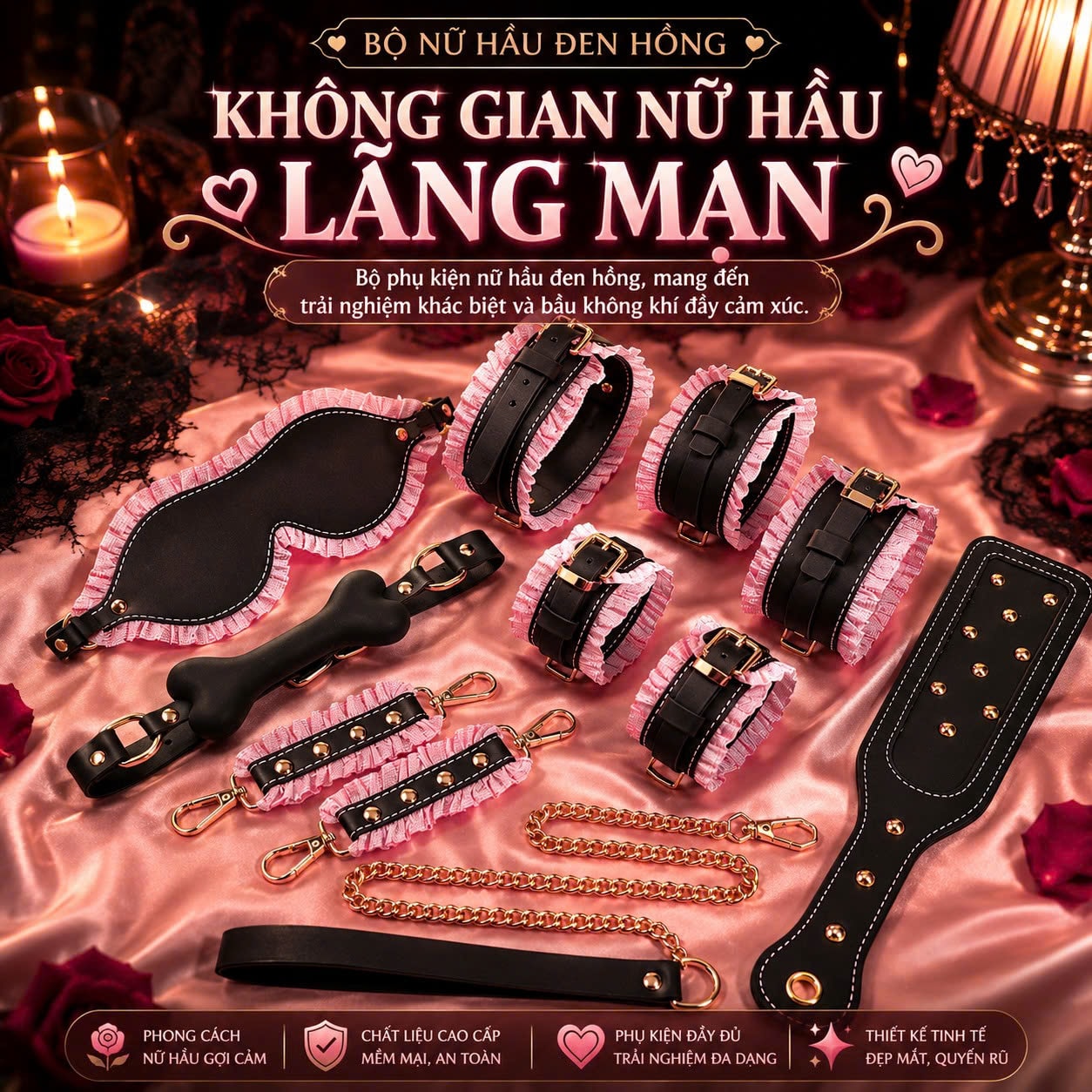 bo bao dam nhieu mon mau hong kieu ren