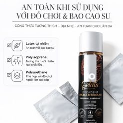 gel boi tron huong chocolate jo gelato chinh hang cua my
