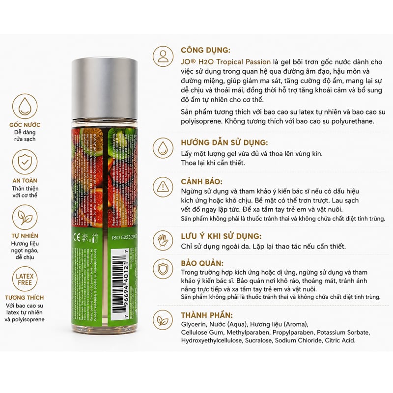 gel jo huong trai cay chinh hang 30ml